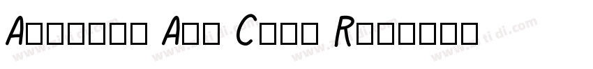 Avallon All Caps Reg字体转换